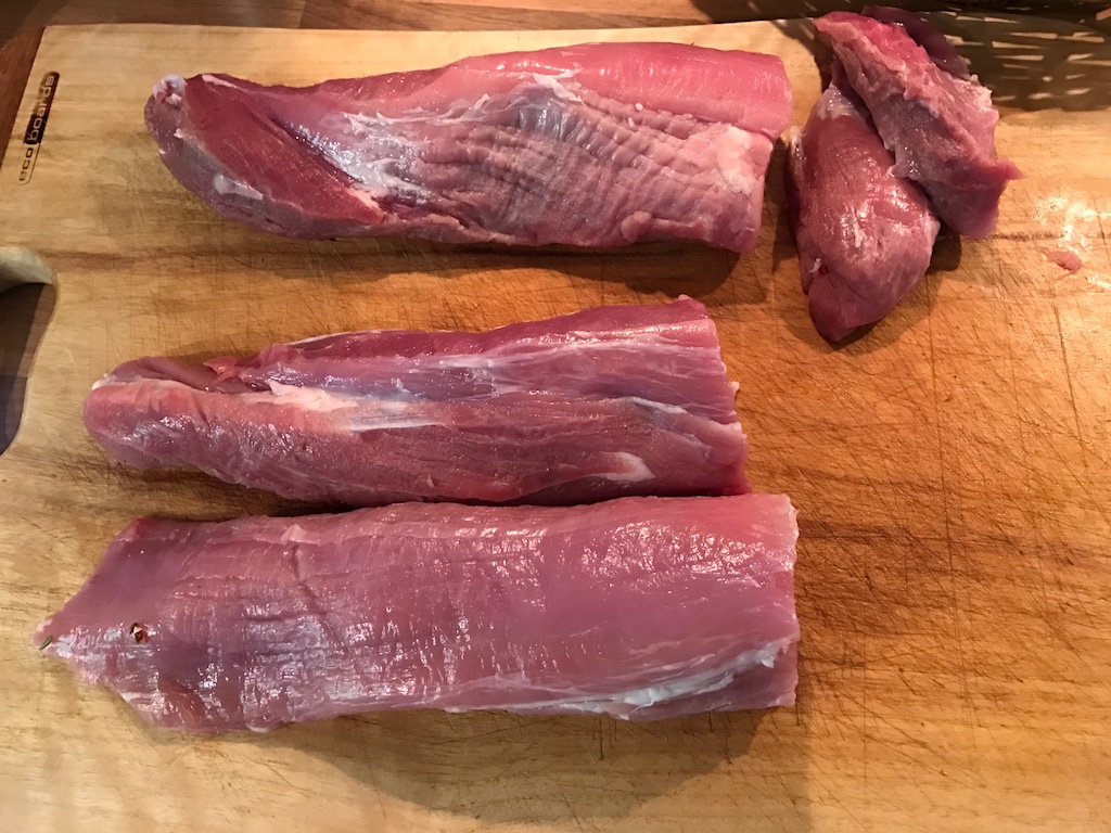 Stuffed pork fillet