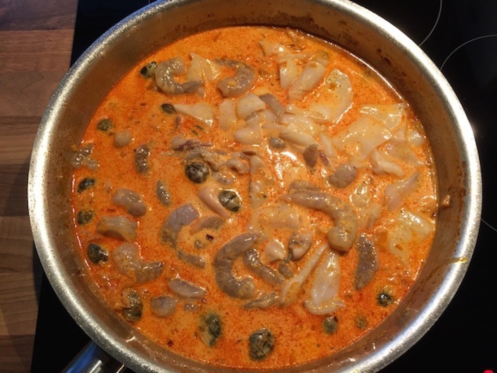 Saffron spaghetti